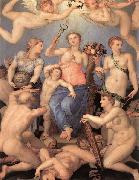 Agnolo Bronzino Allegory of Happiness painting
